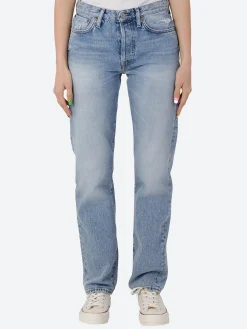 Online - 1997 Straight Fit Jeans in Light Blue Vintage Women Pants | Denim
