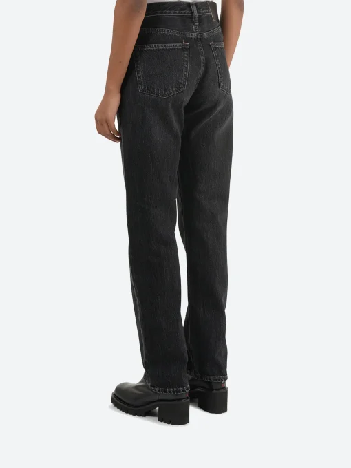 Fashion - 1997 Straight Fit Jeans in Black Vintage Women Overalls & Jumpsuits | Pants