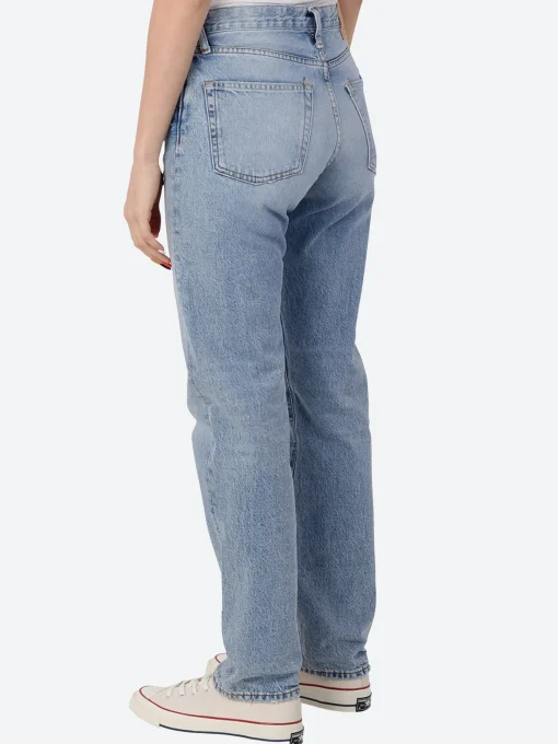 Online - 1997 Straight Fit Jeans in Light Blue Vintage Women Pants | Denim