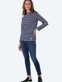 Clearance - Climb Skinny Fit Jeans in Mid Blue Women Pants | Denim