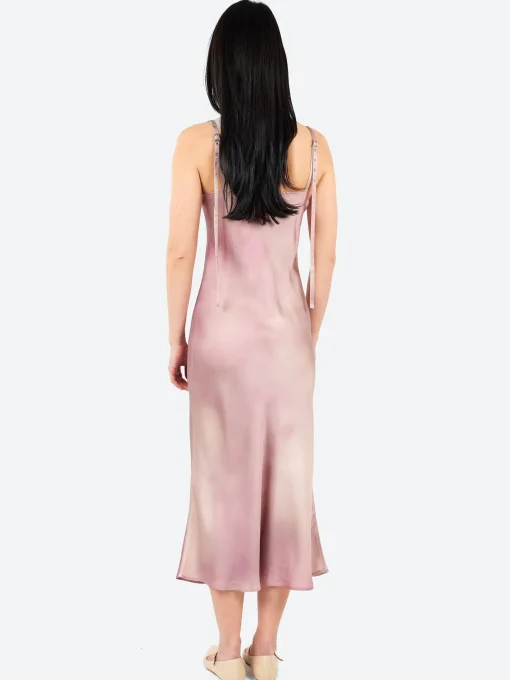 Fashion - Darma P CW Soft Fluid Strap Dress in Multi Pink Women Dresses