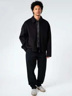 Discount - Doverio Double Wool Zipper Jacket in Outerwear