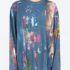 Hot - Edden U Paint T-Shirt in Blue and Multi Women Tops & Blouses | T-Shirts