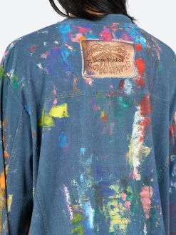 Hot - Edden U Paint T-Shirt in Blue and Multi Women Tops & Blouses | T-Shirts