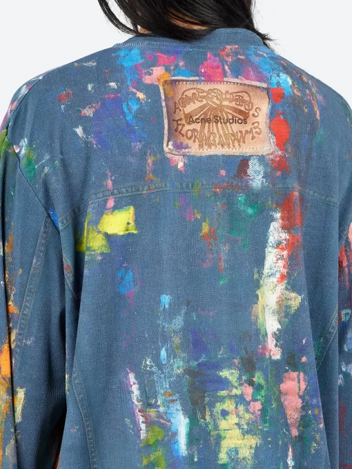 Hot - Edden U Paint T-Shirt in Blue and Multi Women Tops & Blouses | T-Shirts