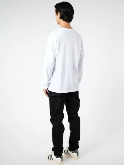 Hot - Eisen X Face Long Sleeve T-Shirt in Optic White Women T-Shirts | Tops & Blouses