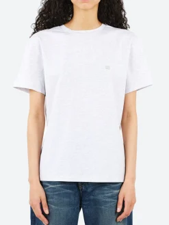Sale - Eram U Face S/S T-Shirt in Pale Grey Melange Women Tops & Blouses | T-Shirts
