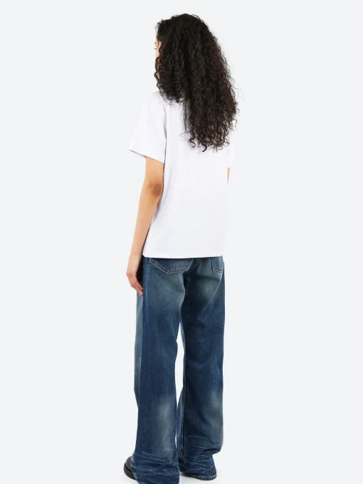 Sale - Eram U Face S/S T-Shirt in Pale Grey Melange Women Tops & Blouses | T-Shirts