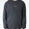 Discount - Erwin L Stamp Logo Long Sleeve T-Shirt in T-Shirts
