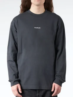 Discount - Erwin L Stamp Logo Long Sleeve T-Shirt in T-Shirts