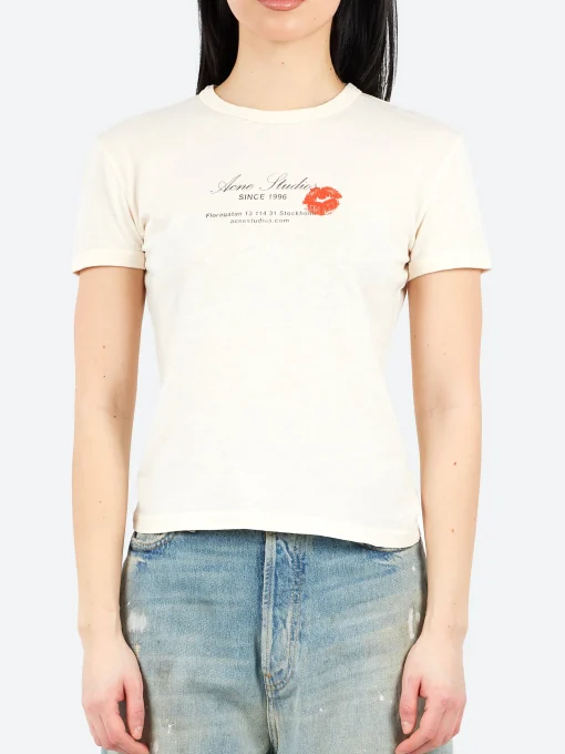 Fashion - Etza Business Card T-Shirt in Pearl Grey Women Tops & Blouses | T-Shirts