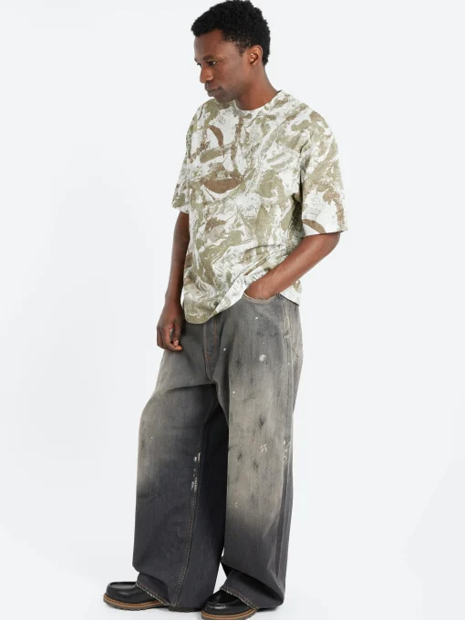Clearance - Exford U Camo Vintage T-Shirt in T-Shirts