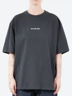 Hot - Exford U Stamp Logo T-Shirt in Black T-Shirts