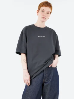 Hot - Exford U Stamp Logo T-Shirt in Black T-Shirts