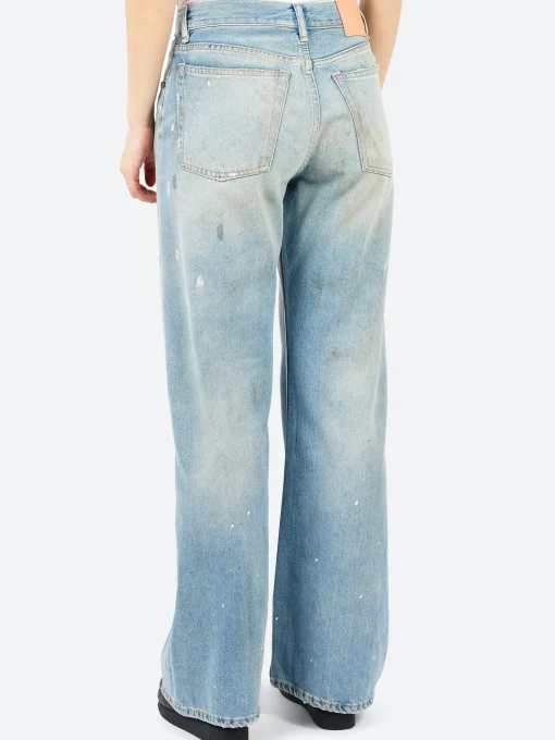 Fashion - 2021F Loose Fit Jeans in Light Blue Women Pants | Denim
