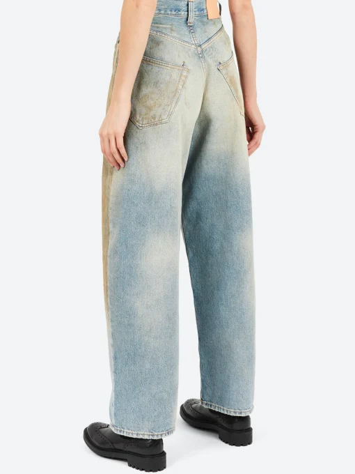 Best - 2023F Super Baggy Fit Jeans in Mid Blue Women Pants | Denim