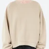 Clearance - Fester U Vintage Sweatshirt in Concrete Grey Camo Women Tops & Blouses | Sweatshirts