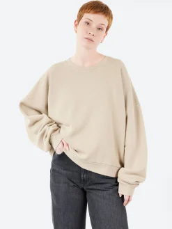 Clearance - Fester U Vintage Sweatshirt in Concrete Grey Camo Women Tops & Blouses | Sweatshirts