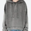Fashion - Fester Vintage Hooded Sweater in Faded Black Women Tops & Blouses | Sweatshirts