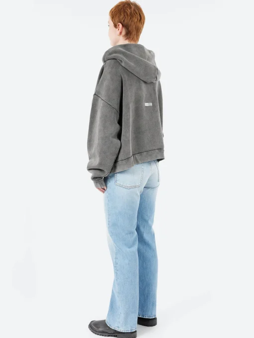 Fashion - Fester Vintage Hooded Sweater in Faded Black Women Tops & Blouses | Sweatshirts