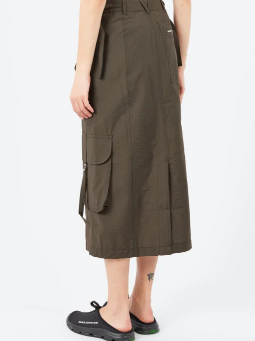 Hot - Ilanta Tech Cargo Skirt in Dark Grey Women Skirts