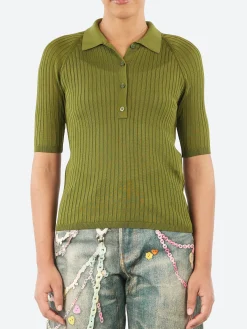 Online - Kamanda Base Polo in Women Tops & Blouses | Knitwear