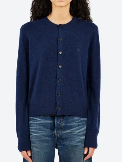 Online - Keny Yak Cardigan in Navy Melange Women Tops & Blouses | Knitwear