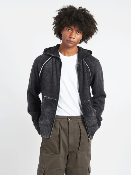 Clearance - Kupiter Vintage Zip Up in Sweatshirts