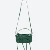 Outlet - Multipocket Micro Bag in Dark Green Women Bags | Belts