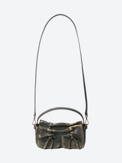 Best - Multipocket Micro Bag in Dark Brown and Beige Women Belts | Bags