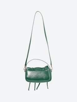 Outlet - Multipocket Micro Bag in Dark Green Women Bags | Belts