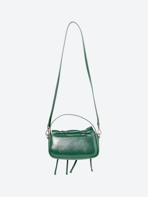 Outlet - Multipocket Micro Bag in Dark Green Women Bags | Belts