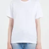Fashion - Nash Face Crew Neck T-Shirt in Optic White Women T-Shirts | Tops & Blouses