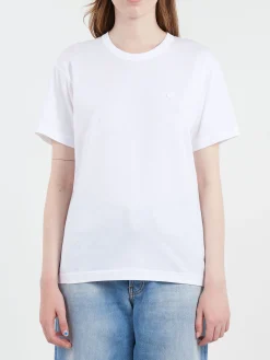 Fashion - Nash Face Crew Neck T-Shirt in Optic White Women T-Shirts | Tops & Blouses