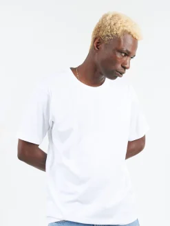 Fashion - Nash Face Crew Neck T-Shirt in Optic White Women T-Shirts | Tops & Blouses