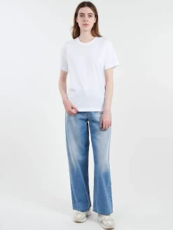 Fashion - Nash Face Crew Neck T-Shirt in Optic White Women T-Shirts | Tops & Blouses