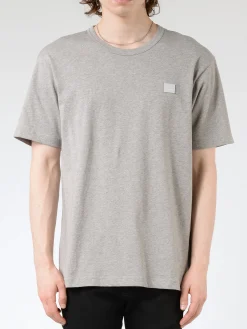 Fashion - Nash Face T-Shirt in Light Grey Melange Women T-Shirts | Tops & Blouses