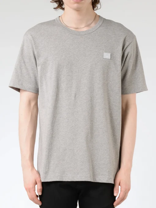 Fashion - Nash Face T-Shirt in Light Grey Melange Women T-Shirts | Tops & Blouses