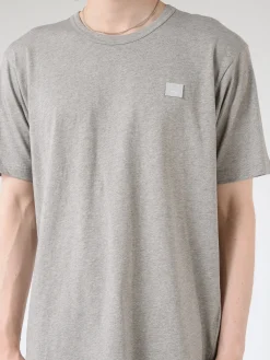 Fashion - Nash Face T-Shirt in Light Grey Melange Women T-Shirts | Tops & Blouses