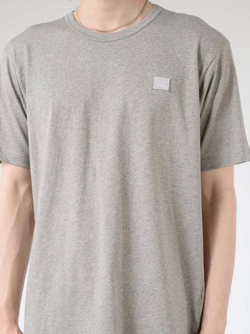 Fashion - Nash Face T-Shirt in Light Grey Melange Women T-Shirts | Tops & Blouses