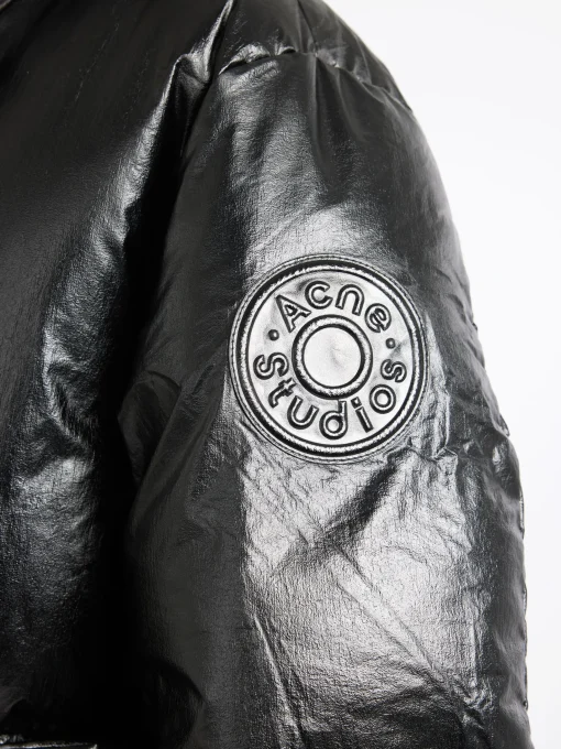 Online - Oksa Shiny Coated Puffer Jacket in Women Outerwear