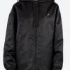 Sale - Ovitta Nylon Solid Jacket in Black Women Outerwear | Outerwear