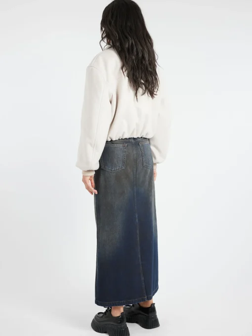 Outlet - Owella Wool Felt Bomber in Faded Grey Women Outerwear