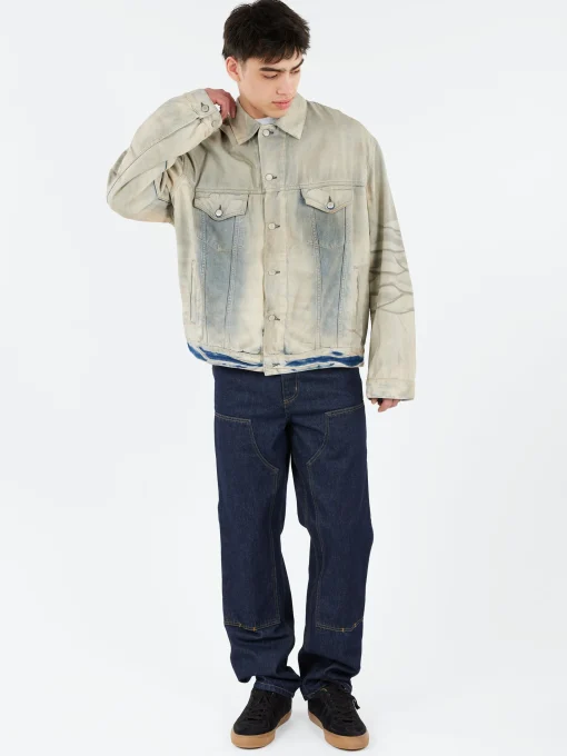 Fashion - Robert U Carver Oversized Fit Denim Jacket in Light Blue Women Outerwear | Outerwear