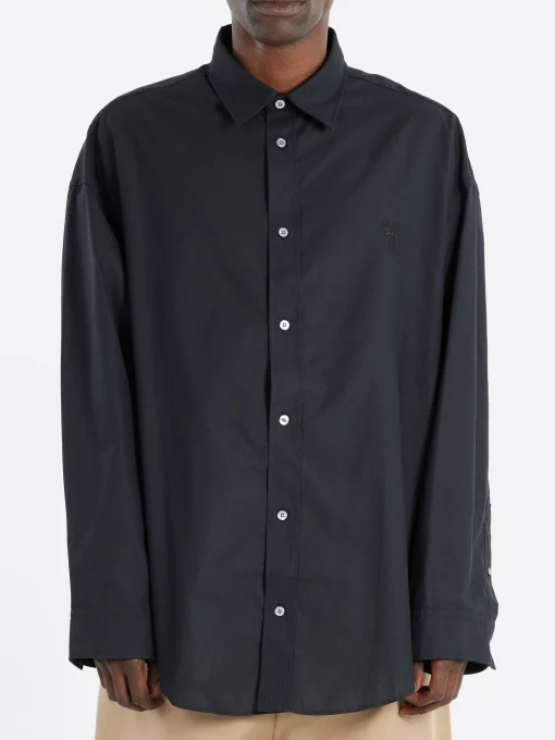 Outlet - Setar LS Cotton Pique Button-Up Shirt in Button-Ups