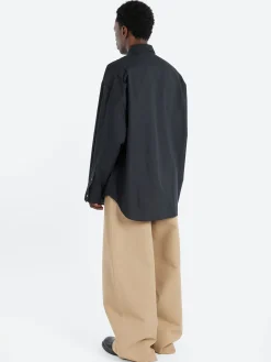 Outlet - Setar LS Cotton Pique Button-Up Shirt in Button-Ups