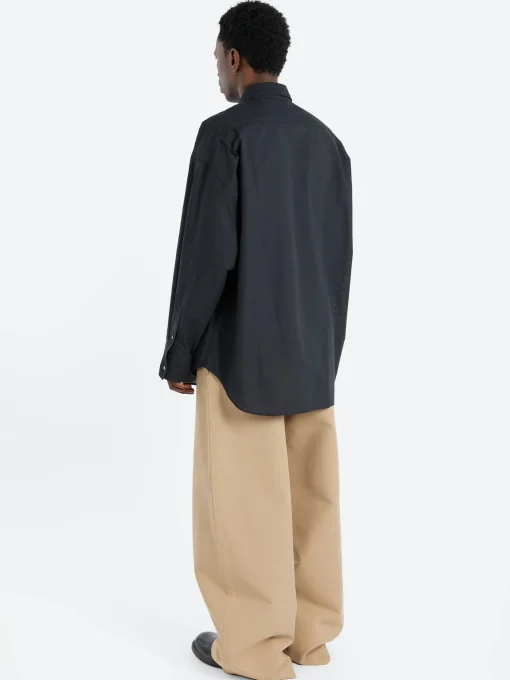 Outlet - Setar LS Cotton Pique Button-Up Shirt in Button-Ups
