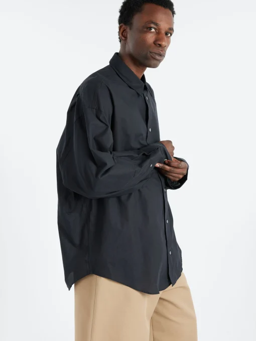 Outlet - Setar LS Cotton Pique Button-Up Shirt in Button-Ups