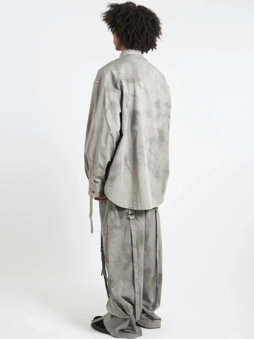 Best - Siguel Cotton Twill Shirt in Mid Grey Button-Ups