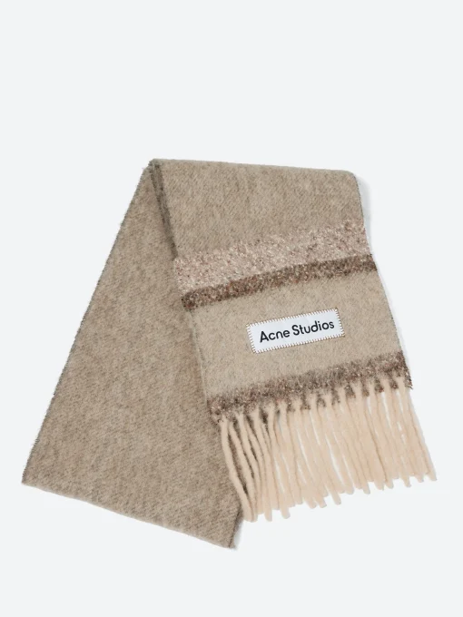 Hot - Vonkey Fringed Logo Scarf in Women Scarves | Scarves